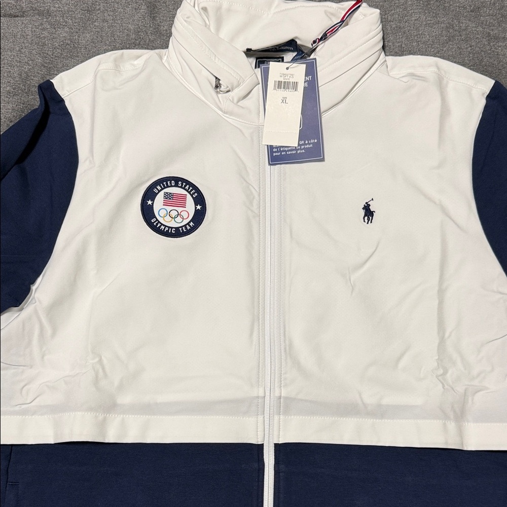 Polo by Ralph Lauren White Team USA Jacket Olympic Edition